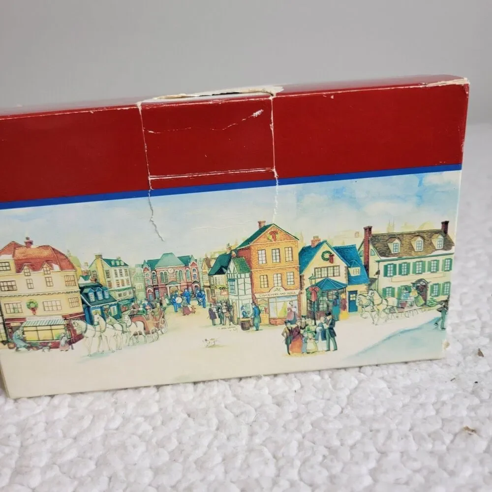 VTG Lemax Village Collection Porcelain The Pony Ride OOP Figurine 1997 w Box OOP